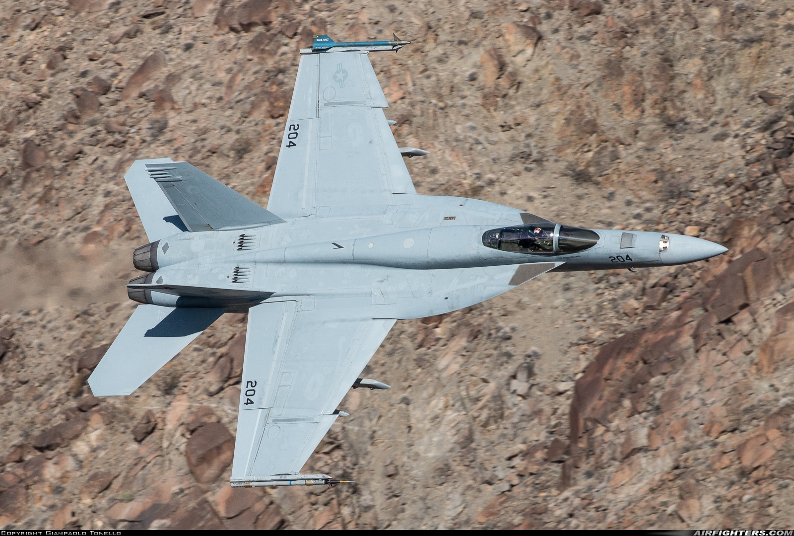 USA - Navy Boeing F/A-18E Super Hornet 166958 at Off-Airport - Rainbow Canyon area, USA