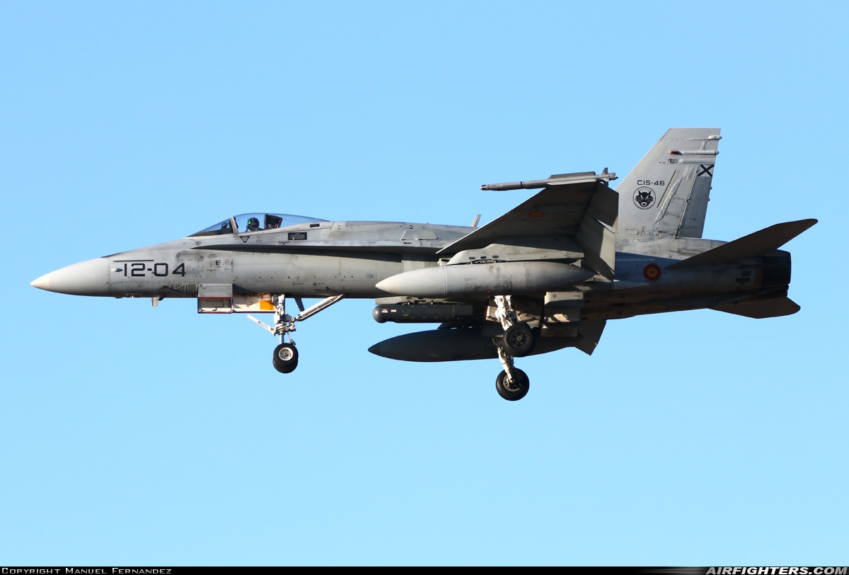 Spain - Air Force McDonnell Douglas C-15 Hornet (EF-18A+) C.15-46 at Albacete (- Los Llanos) (LEAB), Spain