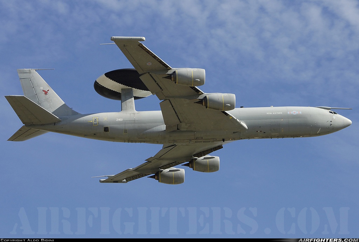UK - Air Force Boeing E-3D Sentry AEW1 (707-300) ZH101 at Fairford (FFD / EGVA), UK
