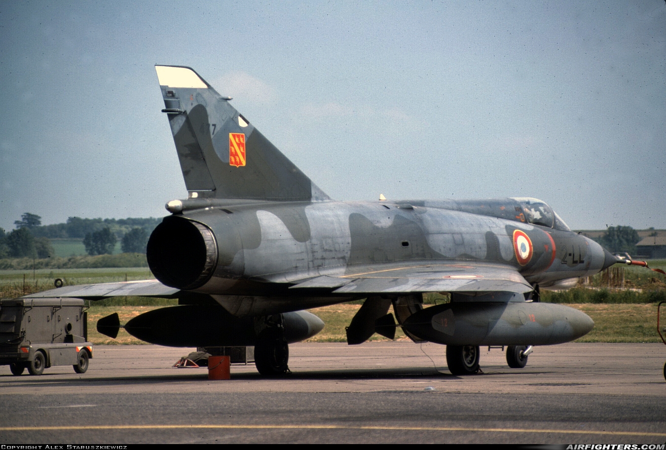 France - Air Force Dassault Mirage IIIE 477 at Dijon - Longvic (DIJ / LFSD), France