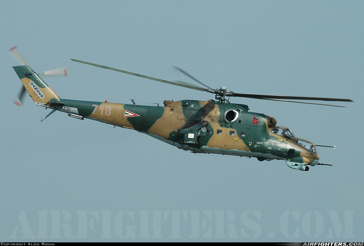 Hungary - Air Force Mil Mi-35 (Mi-24V) 718 at Rivolto (LIPI), Italy