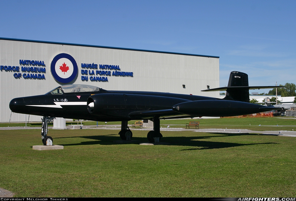 Canada - Air Force Avro Canada CF-100 Mk5 Canuck 18774 at Trenton (YTR / CYTR), Canada