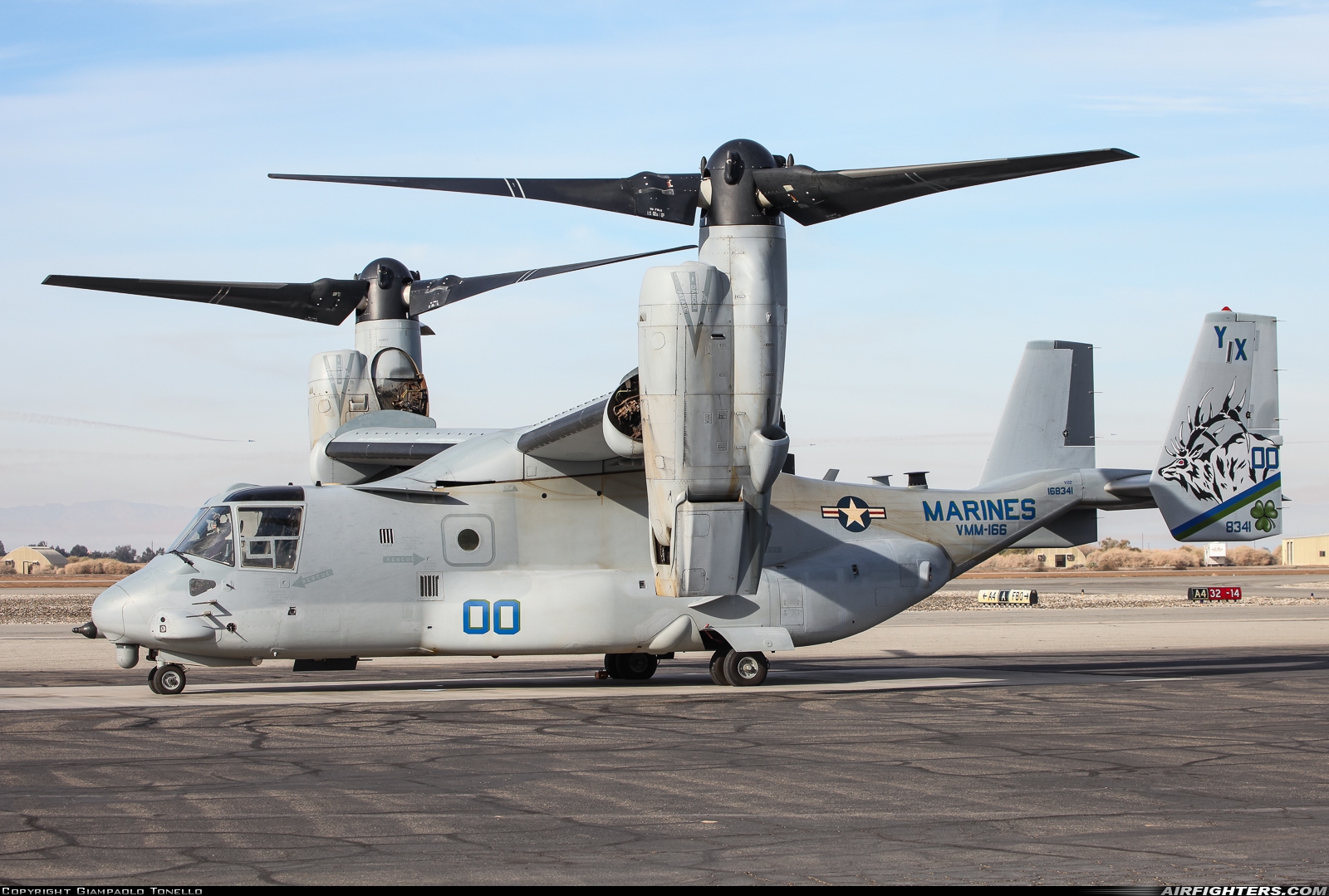 USA - Marines Bell / Boeing MV-22B Osprey 168341 at Imperial (El Centro) - Imperial County (Imperial Valley) (IPL / KIPL), USA