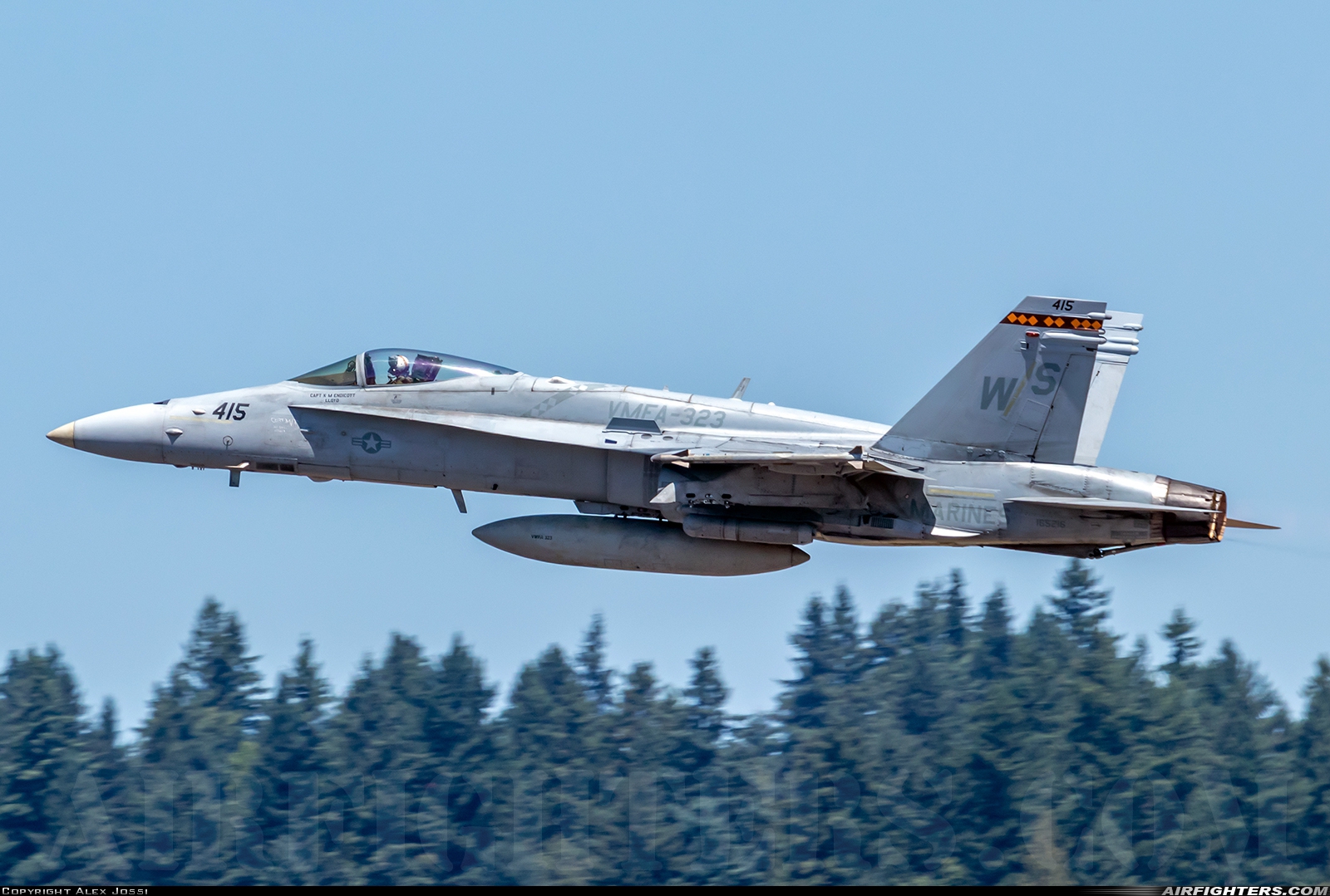 USA - Marines McDonnell Douglas F/A-18C Hornet 165216 at Portland - Int. (PDX / KPDX), USA