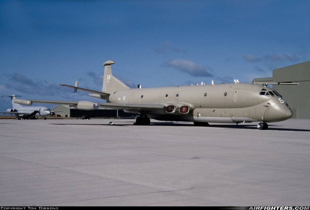 UK - Air Force Hawker Siddeley Nimrod MR.2 XV258 at Mount Pleasant (MPN / EGYP), Falkland Islands