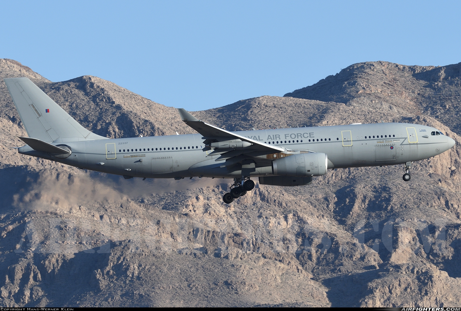 UK - Air Force Airbus Voyager KC3 (A330-243MRTT) ZZ337 at Las Vegas - Nellis AFB (LSV / KLSV), USA