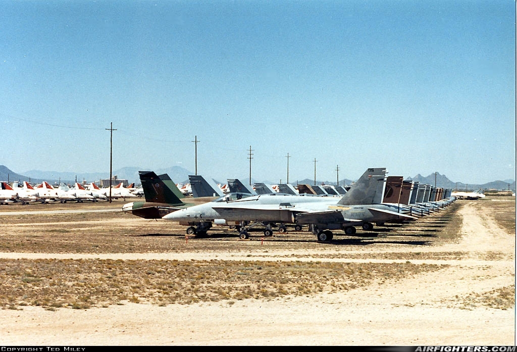 USA - Navy McDonnell Douglas F/A-18 Hornet 0 at Tucson - Davis-Monthan AFB (DMA / KDMA), USA
