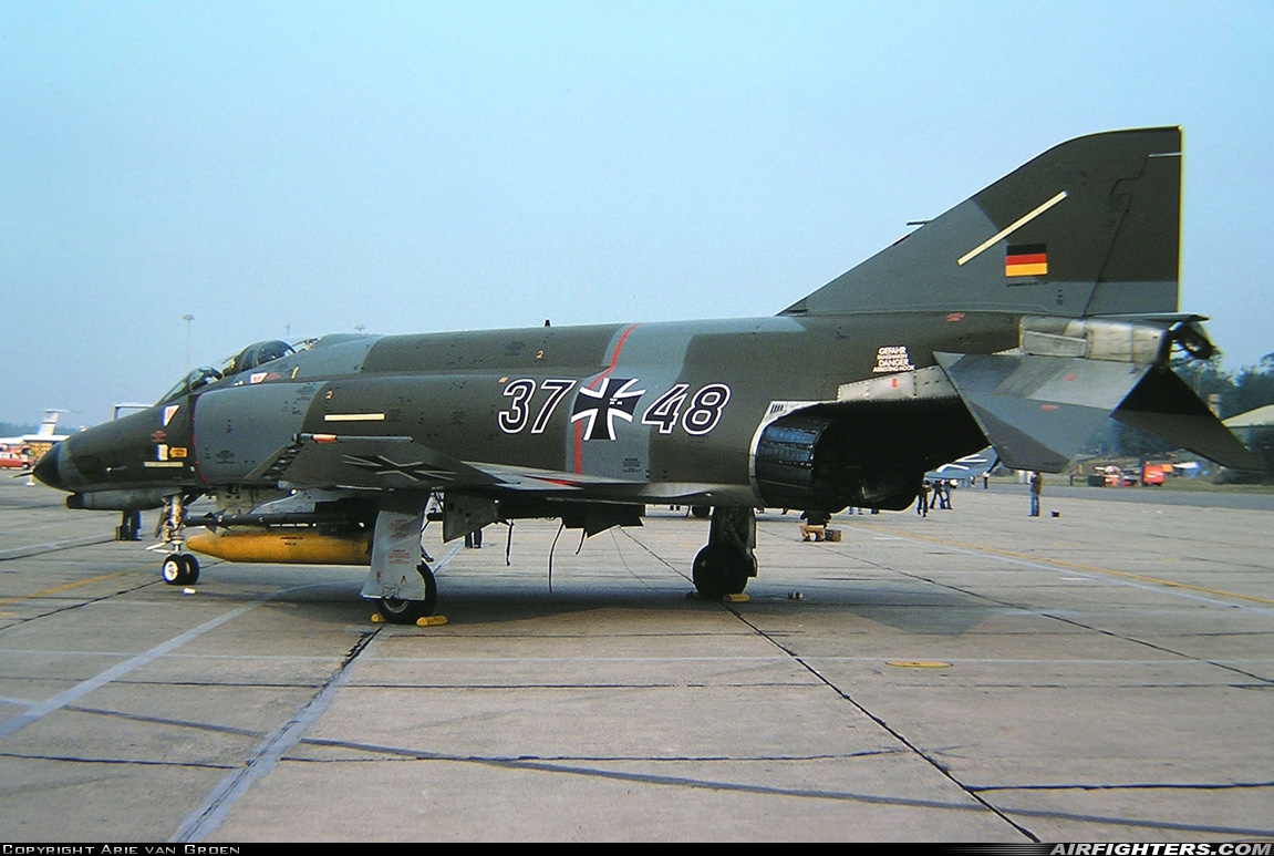 Germany - Air Force McDonnell Douglas F-4F Phantom II 37+48 at Ramstein (- Landstuhl) (RMS / ETAR), Germany