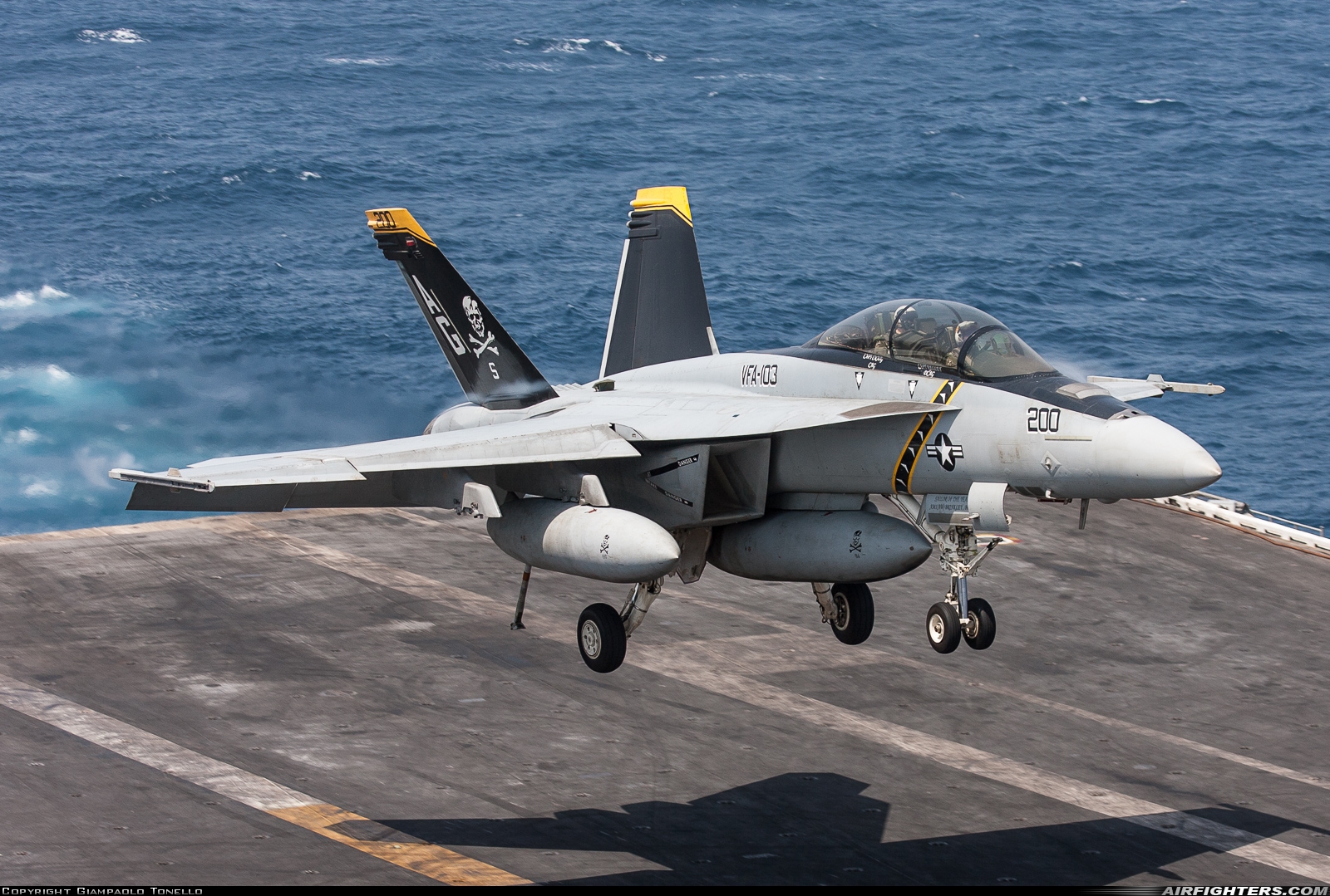USA - Navy Boeing F/A-18F Super Hornet 166620 at Off-Airport - Indian Ocean, International Airspace