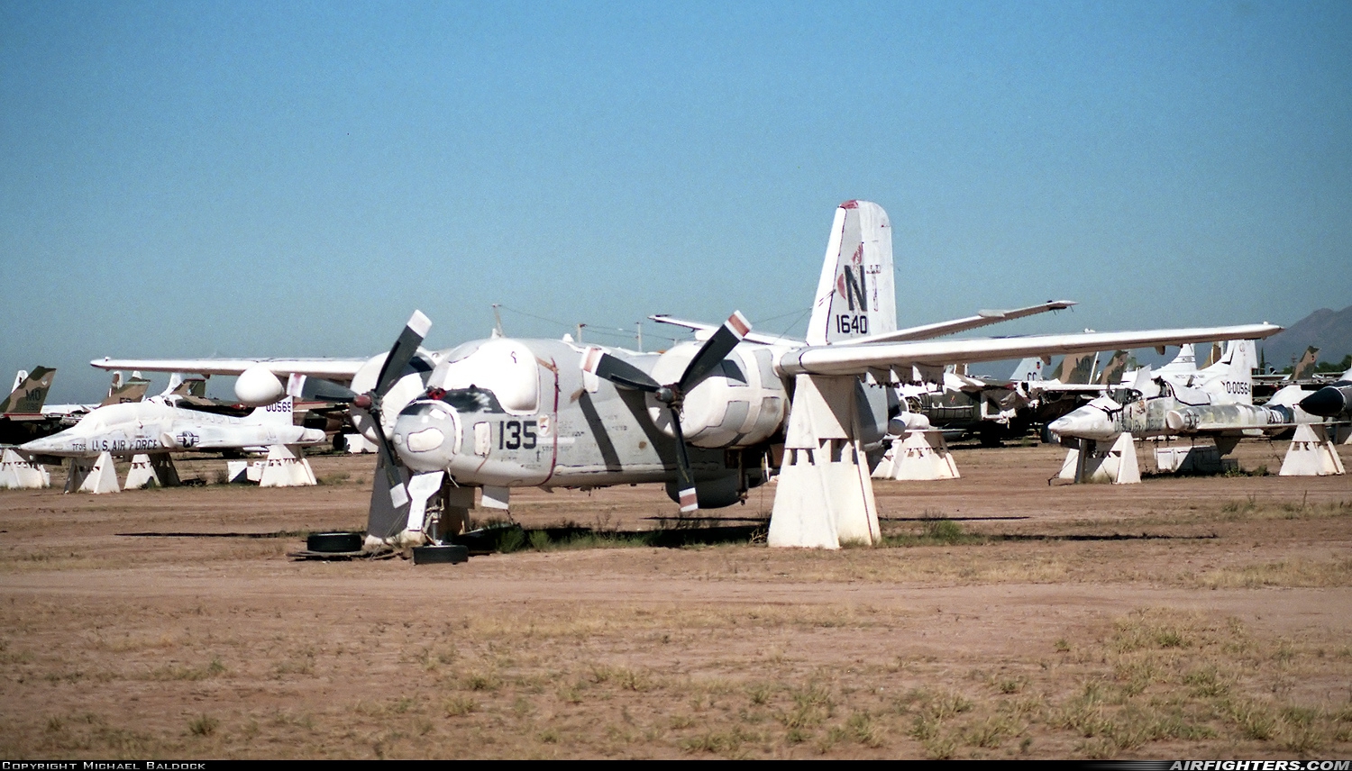 USA - Navy Grumman S-2E Tracker (G-121/S2F-3S) 151640 at Tucson - Davis-Monthan AFB (DMA / KDMA), USA