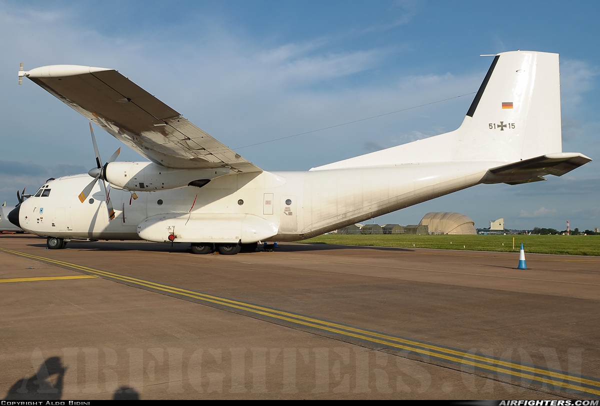 Germany - Air Force Transport Allianz C-160D 51+15 at Fairford (FFD / EGVA), UK