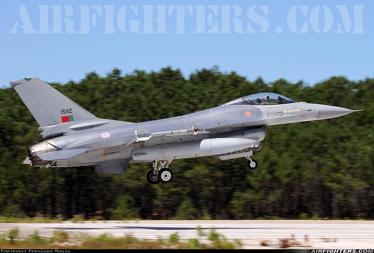 Portugal - Air Force General Dynamics F-16AM Fighting Falcon 15112 at Monte Real (BA5) (LPMR), Portugal