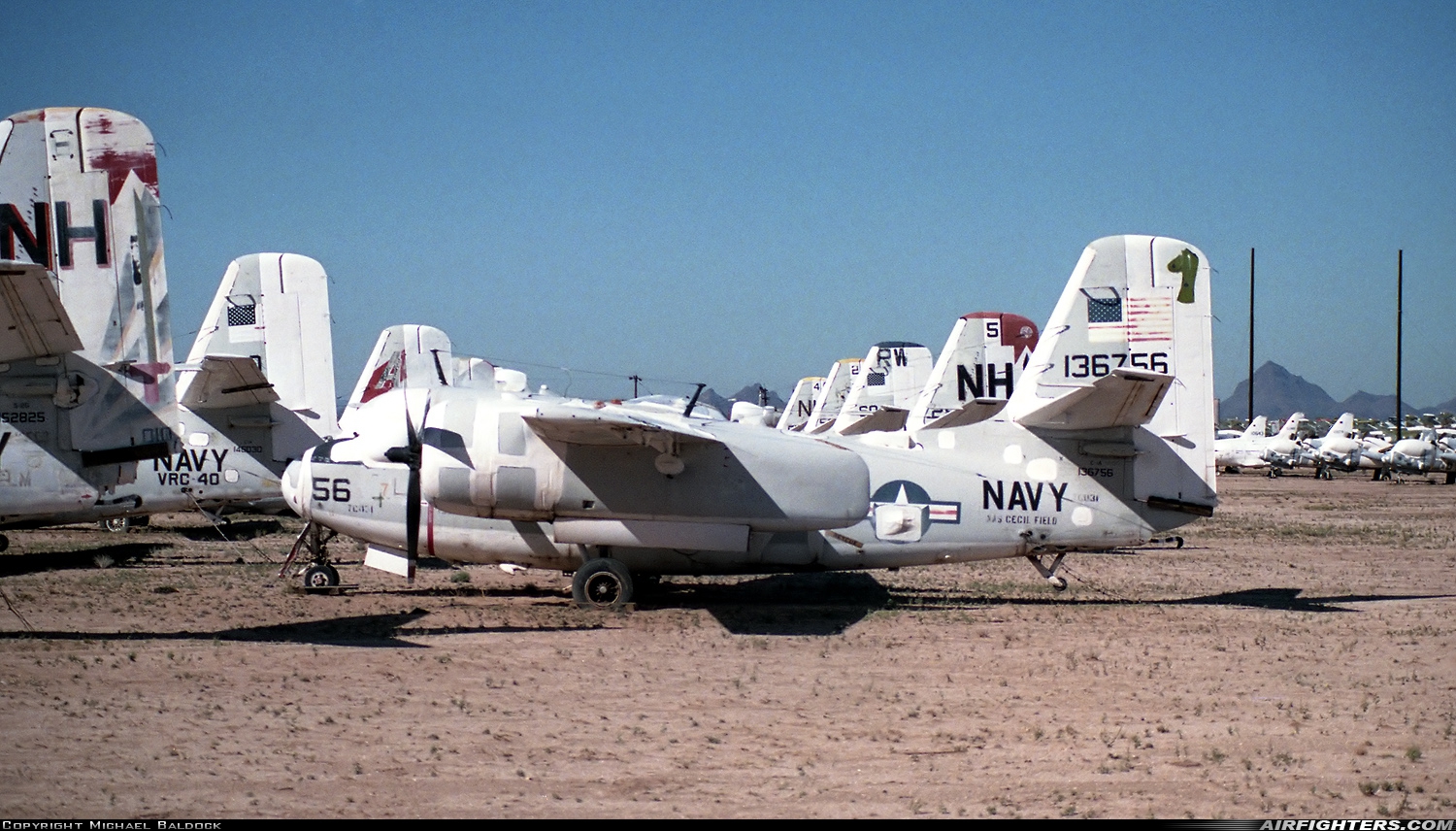 USA - Navy Grumman C-1A Trader 136756 at Tucson - Davis-Monthan AFB (DMA / KDMA), USA