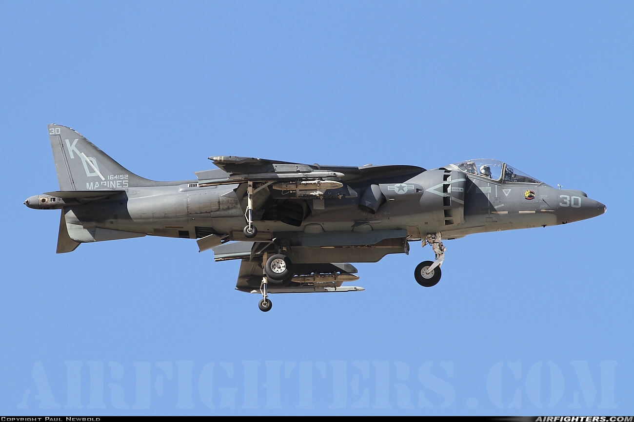 USA - Marines McDonnell Douglas AV-8B Harrier II 164152 at Yuma - MCAS / Int. (NYL / KNYL), USA