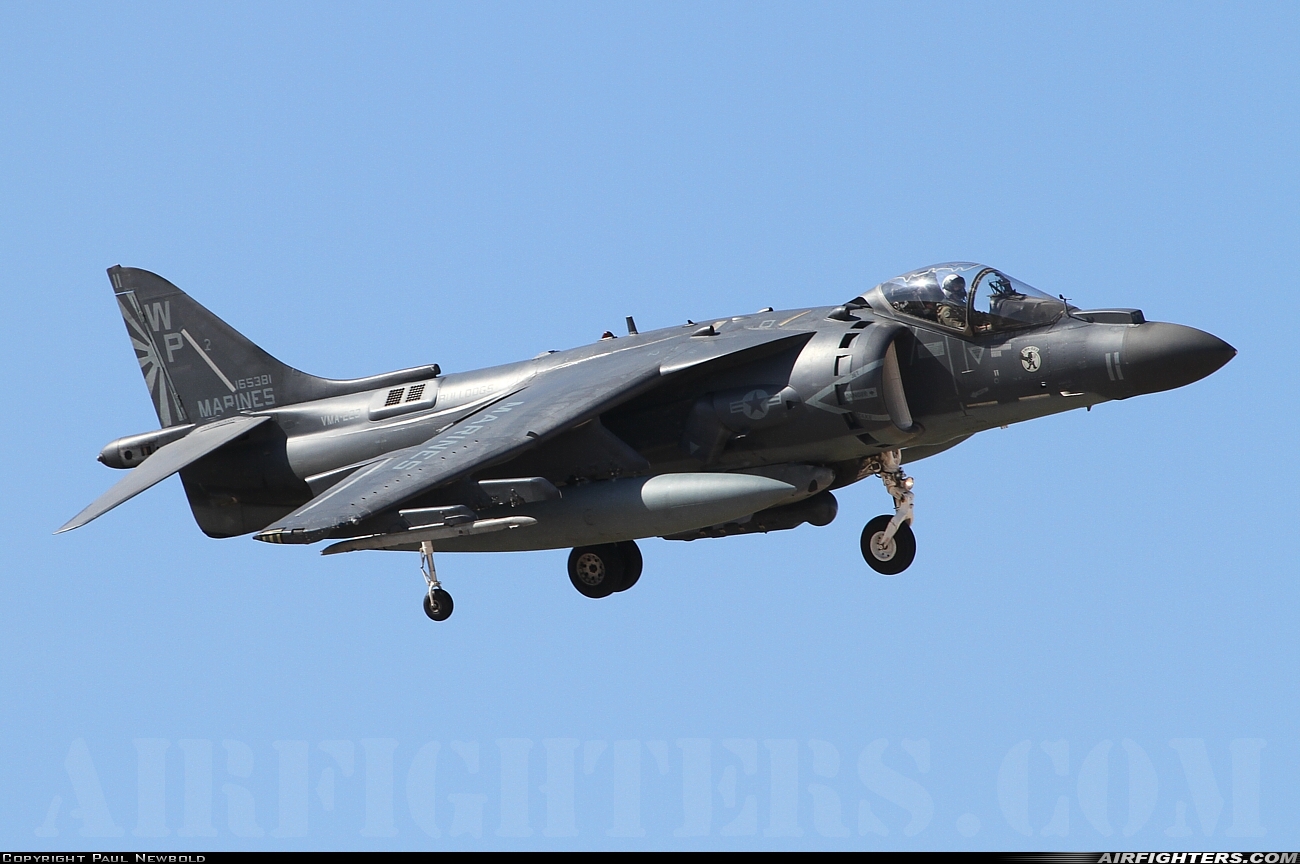 USA - Marines McDonnell Douglas AV-8B+ Harrier ll 165381 at Yuma - MCAS / Int. (NYL / KNYL), USA