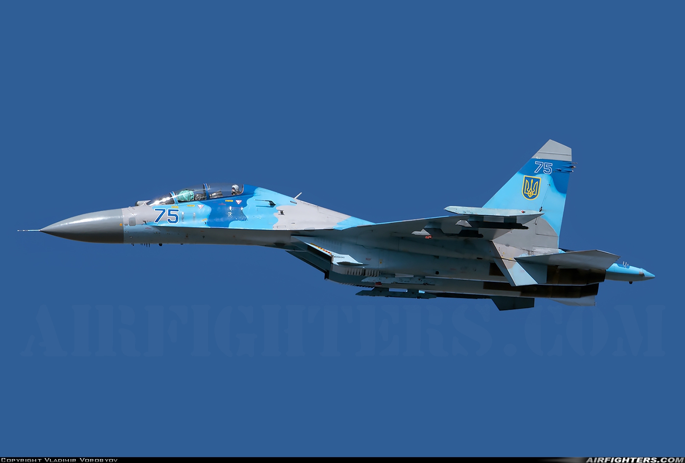 Ukraine - Air Force Sukhoi Su-27UB  at Withheld, Ukraine