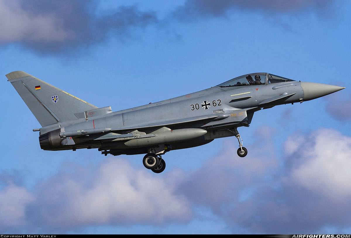 Germany - Air Force Eurofighter EF-2000 Typhoon S 30+62 at Coningsby (EGXC), UK