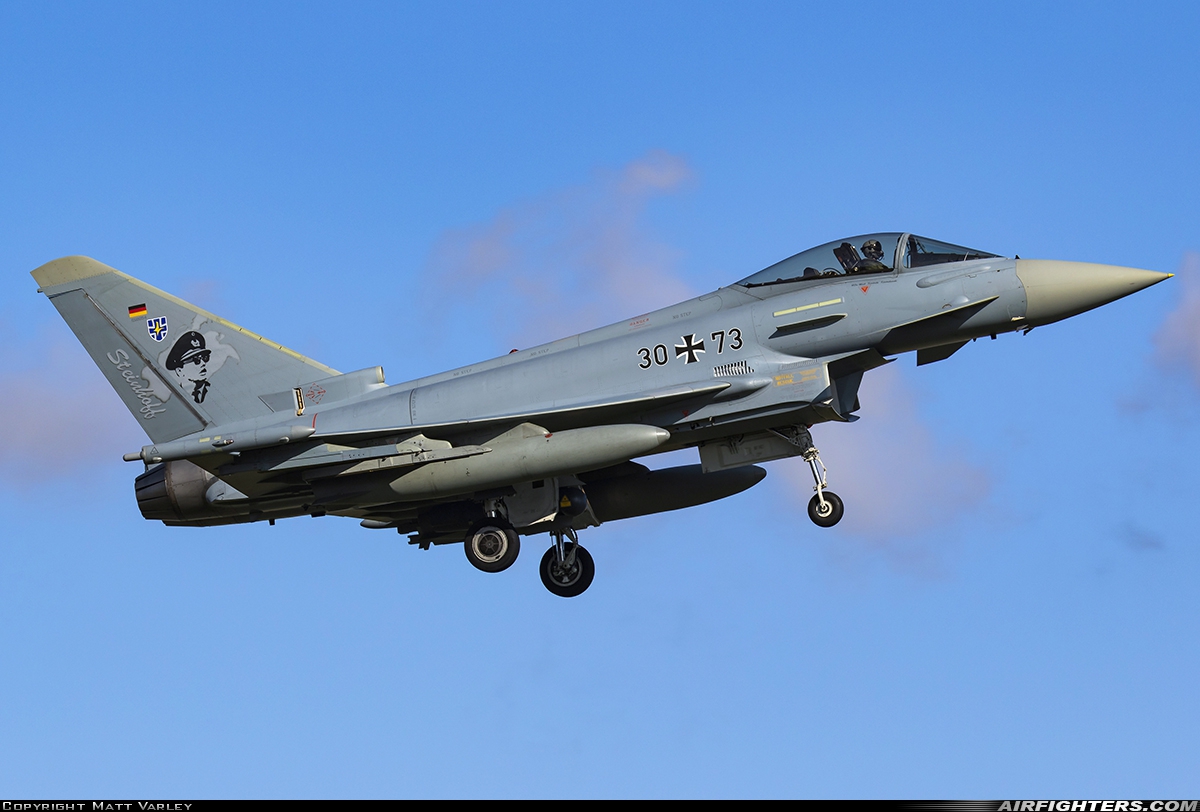 Germany - Air Force Eurofighter EF-2000 Typhoon S 30+73 at Coningsby (EGXC), UK