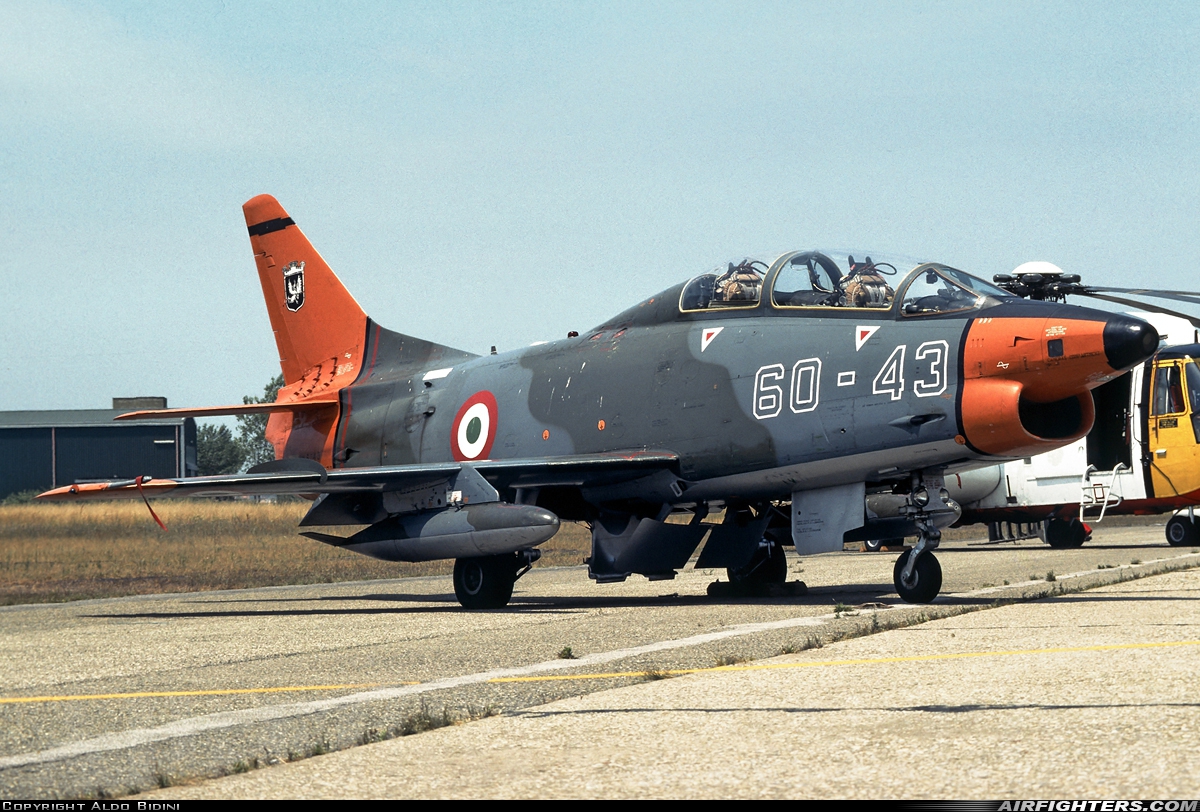 Italy - Air Force Fiat G-91T1 MM6343 at Pisa - Galileo Galilei (San Guisto) (PSA / LIRP), Italy