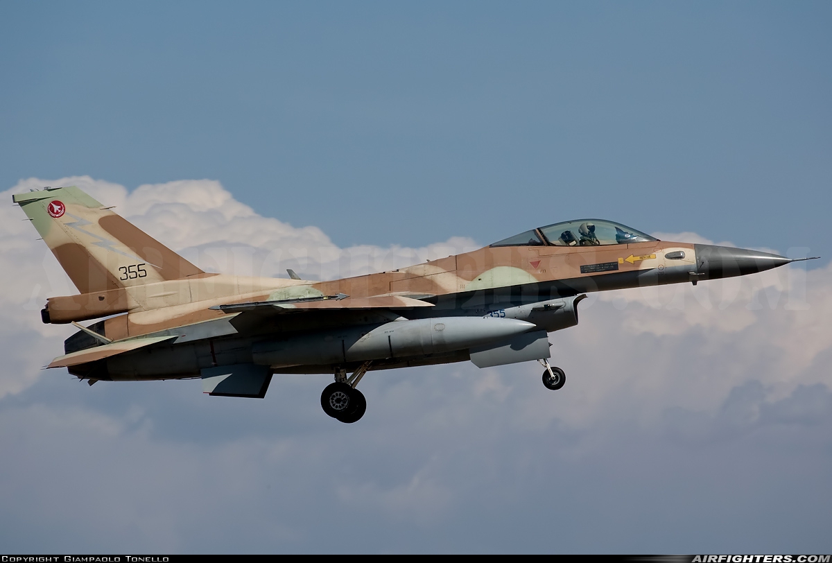 Israel - Air Force General Dynamics F-16C Fighting Falcon 355 at Decimomannu - (DCI / LIED), Italy
