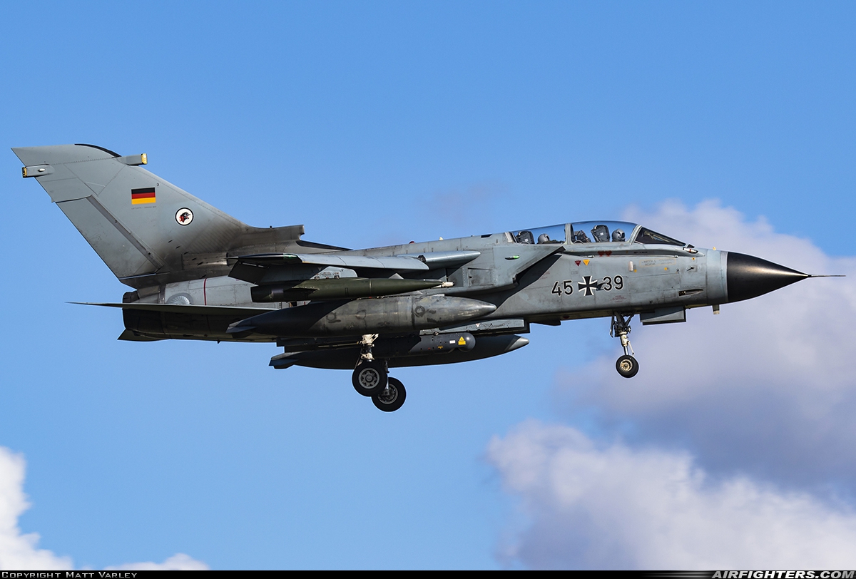 Germany - Air Force Panavia Tornado IDS 45+39 at Coningsby (EGXC), UK