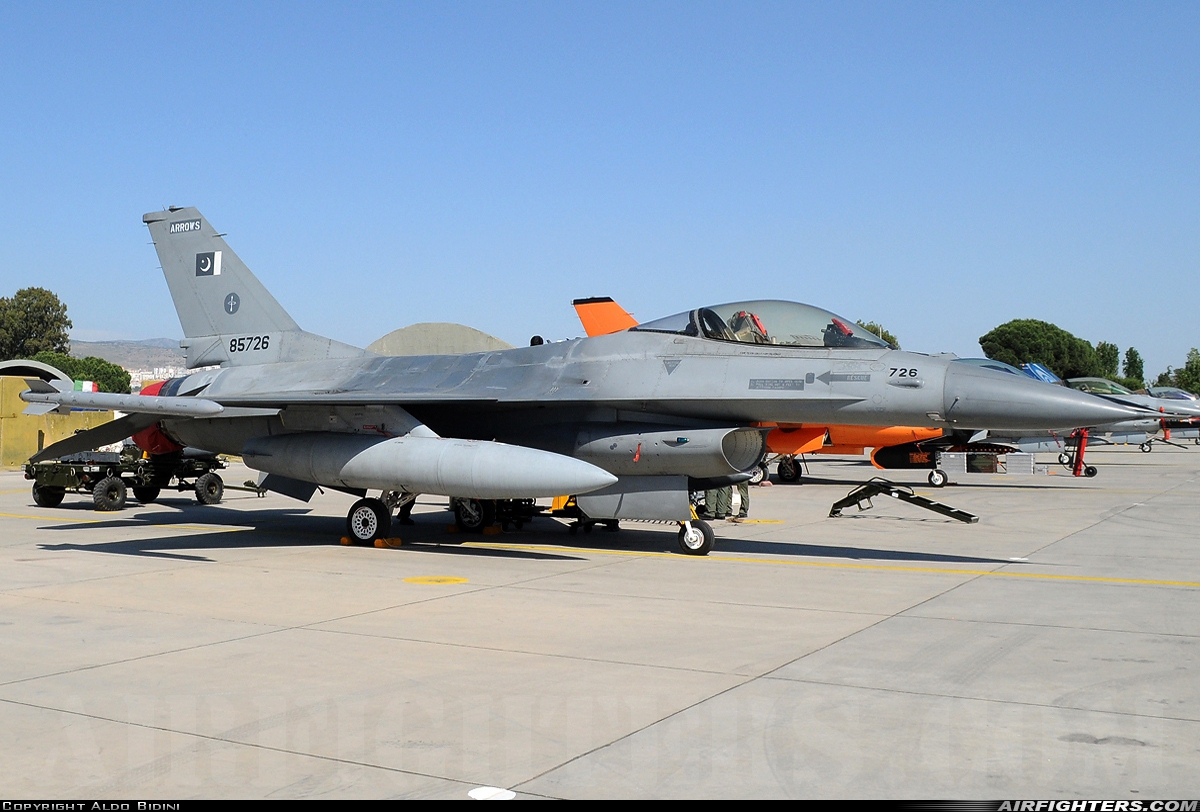 Pakistan - Air Force General Dynamics F-16A Fighting Falcon 85726 at Izmir - Cigli (IGL / LTBL), Türkiye