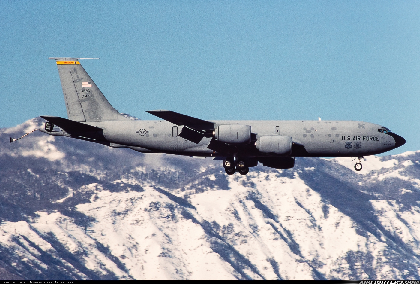 USA - Air Force Boeing KC-135T Stratotanker (717-148) 57-1472 at Aviano (- Pagliano e Gori) (AVB / LIPA), Italy