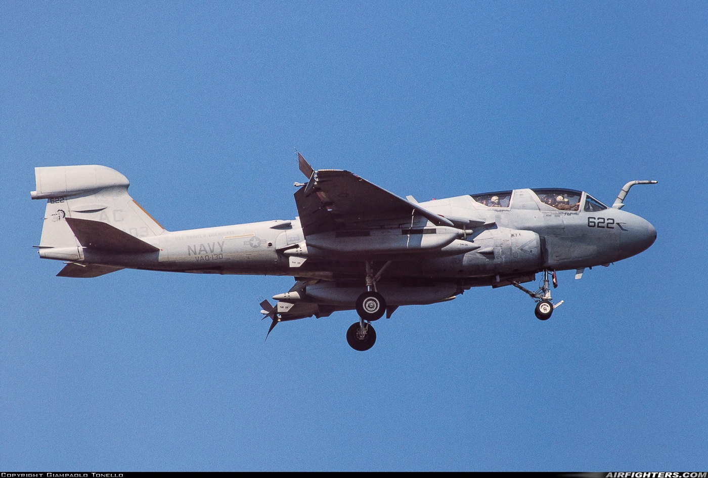 USA - Navy Grumman EA-6B Prowler (G-128) 163403 at Aviano (- Pagliano e Gori) (AVB / LIPA), Italy