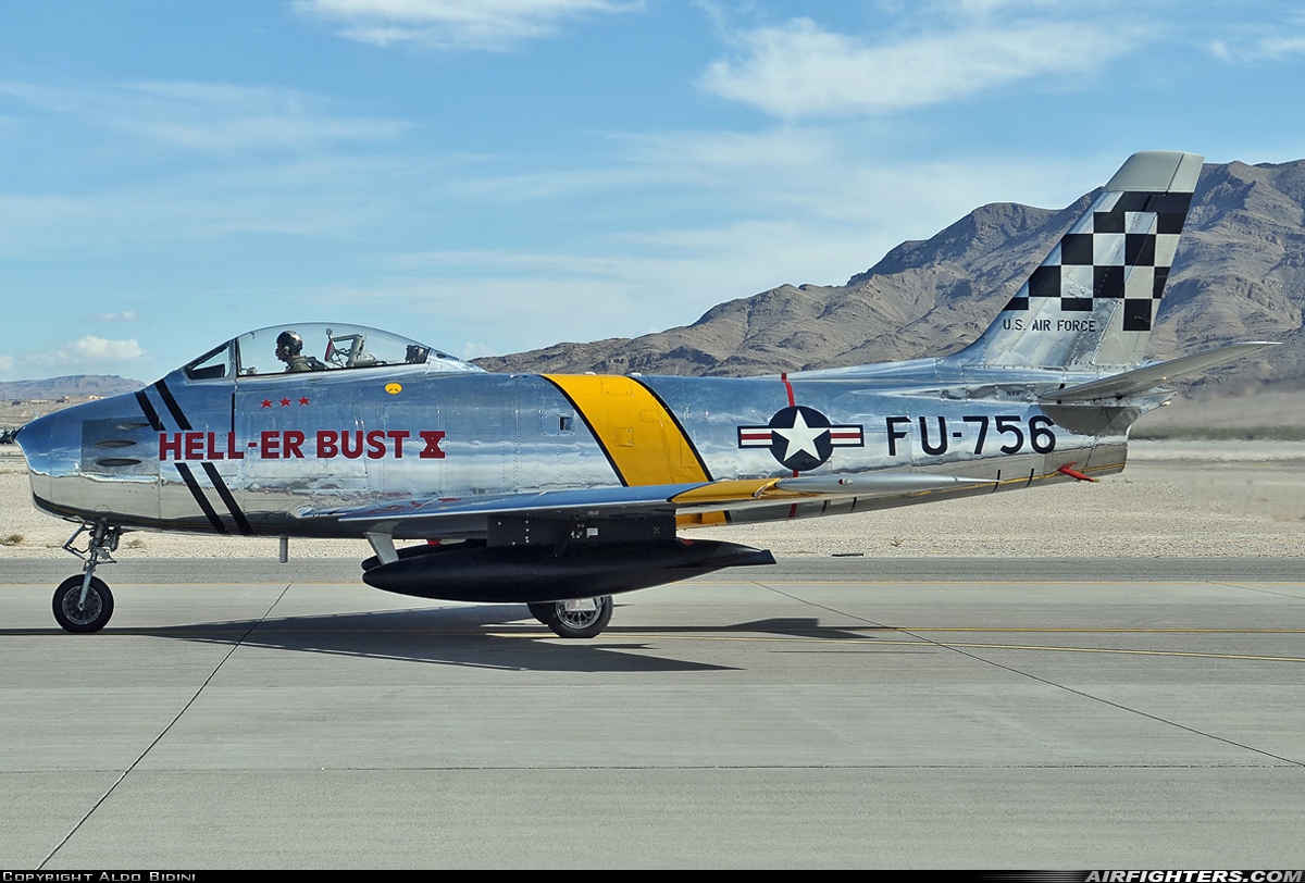 Private Canadair CL-13B Sabre Mk.6 NX1F at Las Vegas - Nellis AFB (LSV / KLSV), USA