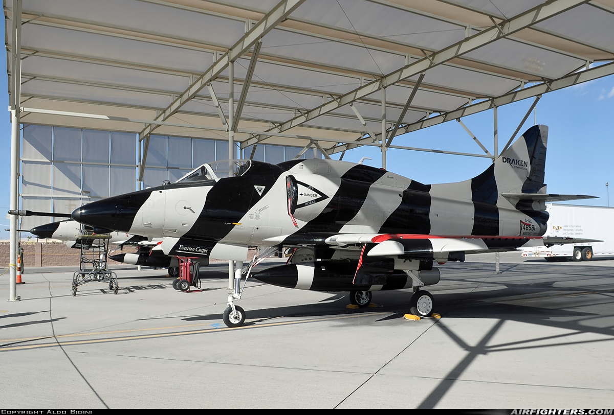 Company Owned - Draken International Douglas A-4L Skyhawk N207AT at Las Vegas - Nellis AFB (LSV / KLSV), USA