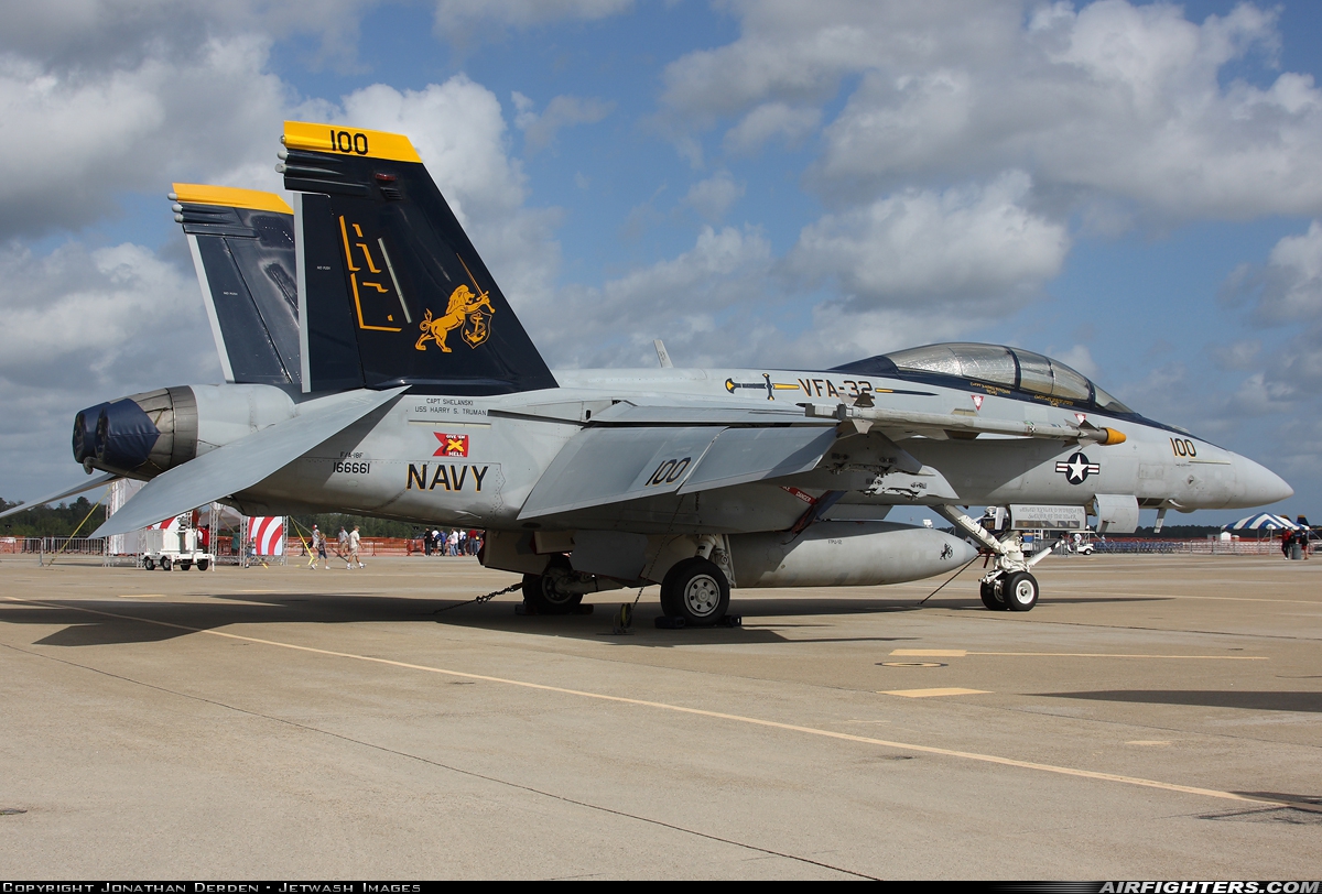 USA - Navy Boeing F/A-18F Super Hornet 166661 at Virginia Beach - Oceana NAS / Apollo Soucek Field (NTU / KNTU), USA