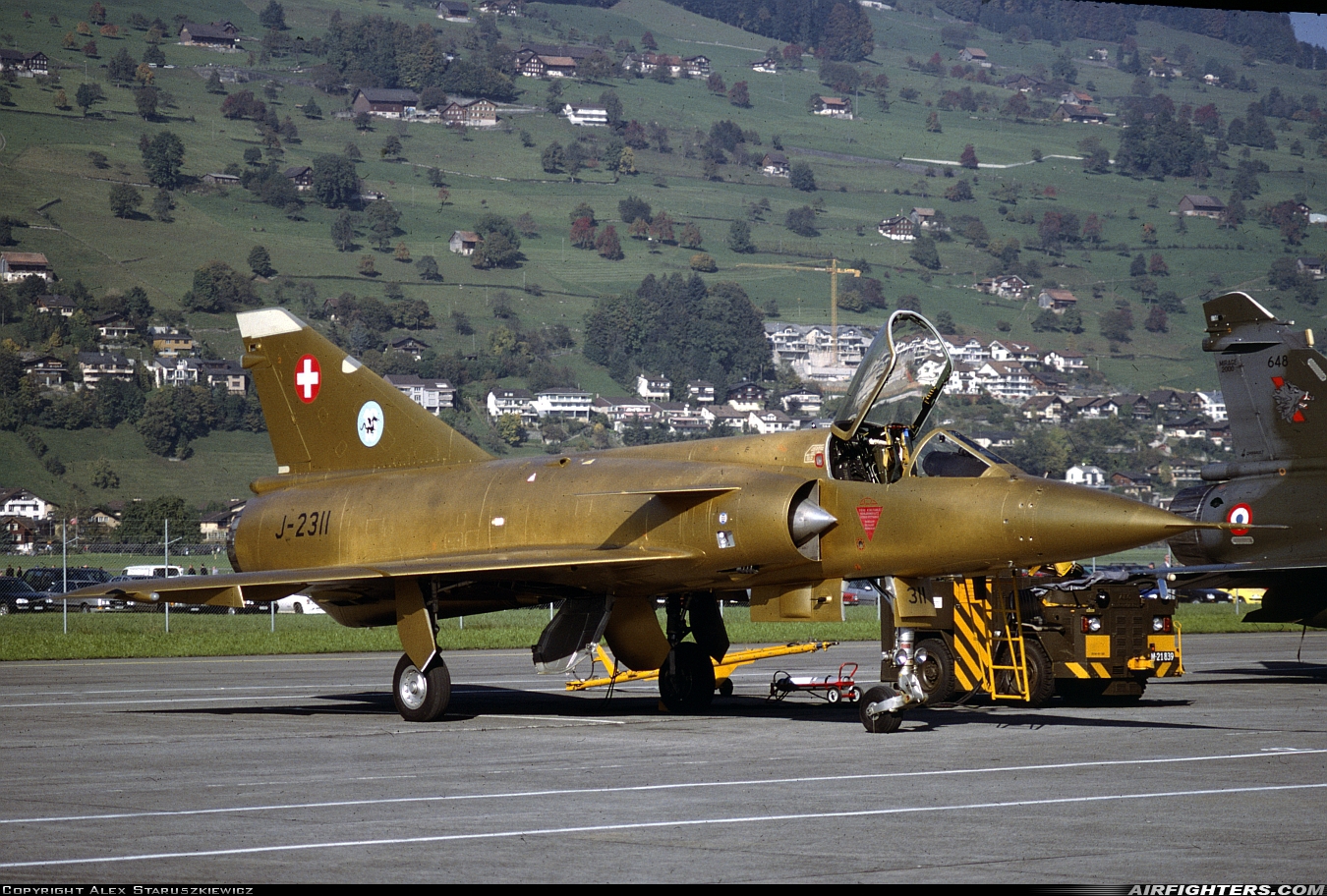 Switzerland - Air Force Dassault Mirage IIIS J-2311 at Buochs (Stans) (LSMU / LSZC), Switzerland