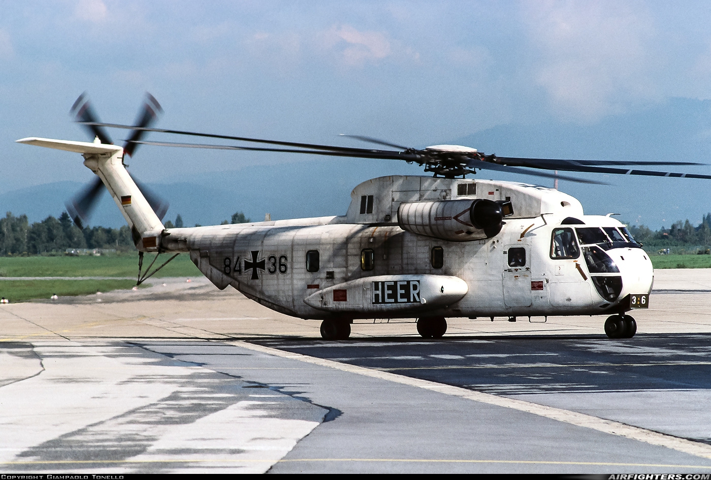 Germany - Army Sikorsky CH-53G (S-65) 84+36 at Graz - Thalerhof (GRZ / LOWG / LOXG), Austria