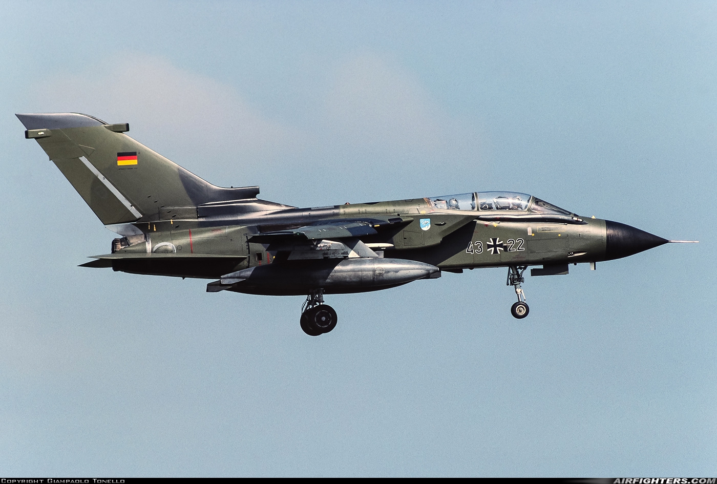 Germany - Air Force Panavia Tornado IDS(T) 43+22 at Memmingen - Allgau (FMM / EDJA), Germany