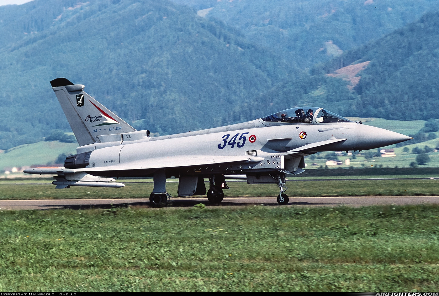 Italy - Air Force Eurofighter F-2000A Typhoon (EF-2000S) MMX603 at Zeltweg (LOXZ), Austria