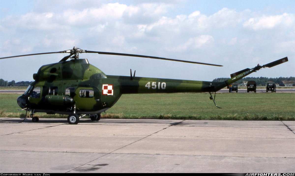 Poland - Air Force Mil Mi-2 4510 at Poznan / Krzesiny (EPKS), Poland