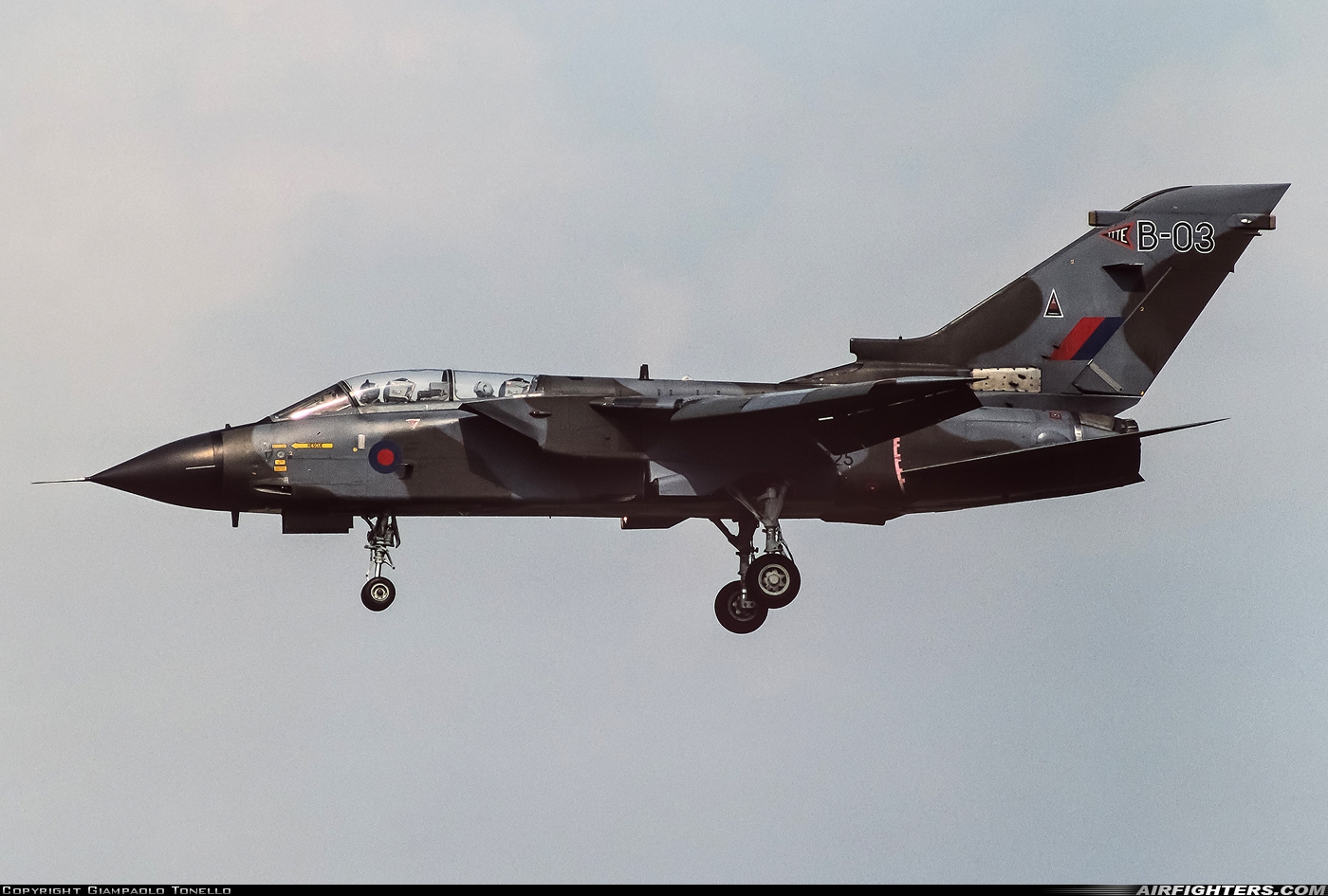 UK - Air Force Panavia Tornado GR1(T) ZA325 at Marham (King's Lynn -) (KNF / EGYM), UK