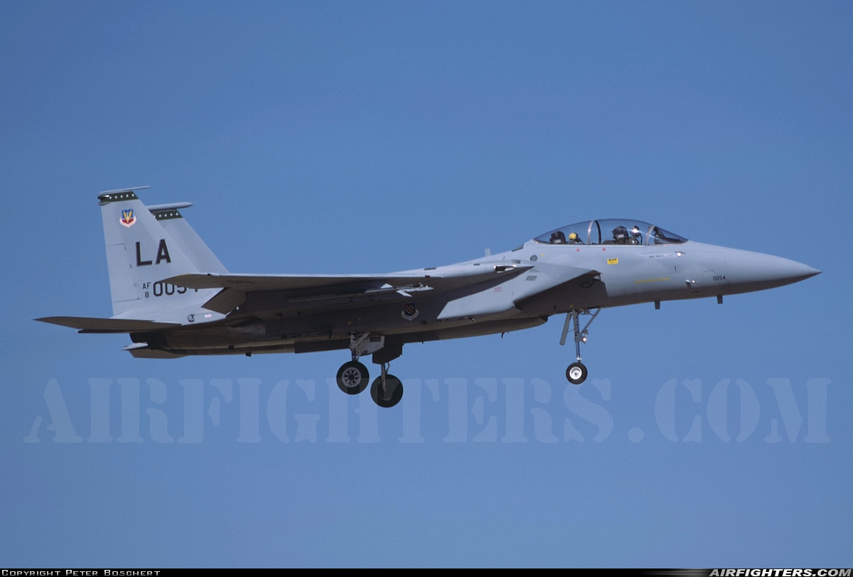 USA - Air Force McDonnell Douglas F-15D Eagle 80-0054 at Glendale (Phoenix) - Luke AFB (LUF / KLUF), USA