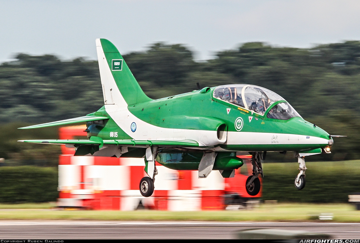 Saudi Arabia - Air Force British Aerospace Hawk Mk.65 8805 at Waddington (WTN / EGXW), UK