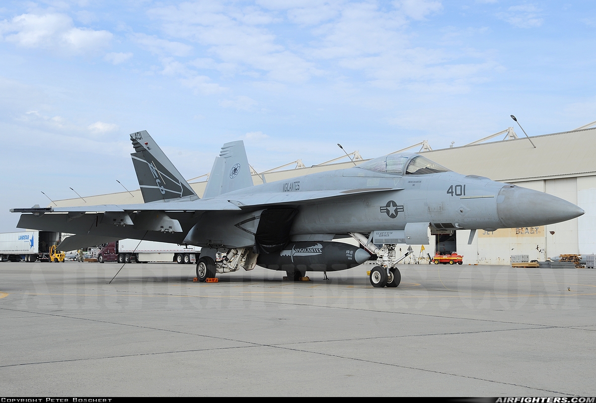 USA - Navy Boeing F/A-18E Super Hornet 168480 at Lemoore - NAS / Reeves Field (NLC), USA