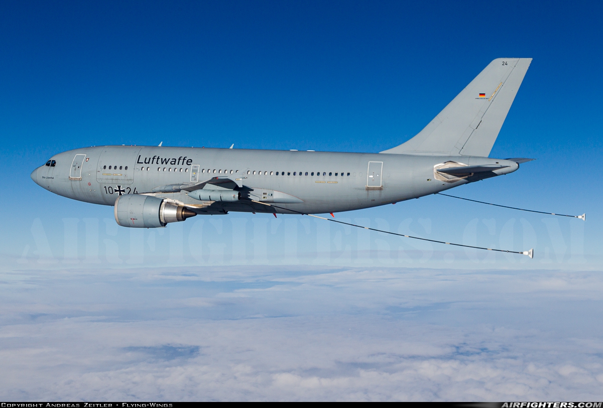 Germany - Air Force Airbus A310-304MRTT 10+24 at In Flight, Germany