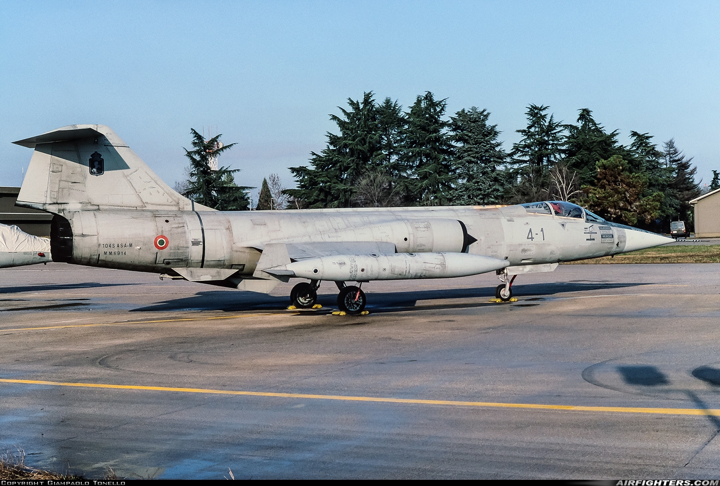 Italy - Air Force Lockheed F-104S-ASA-M Starfighter MM6914 at Treviso-Sant'Angelo - (TSF / LIPH), Italy