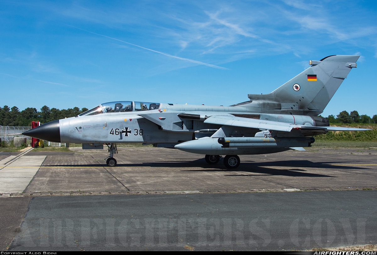 Germany - Air Force Panavia Tornado ECR 46+38 at Mont de Marsan (LFBM), France