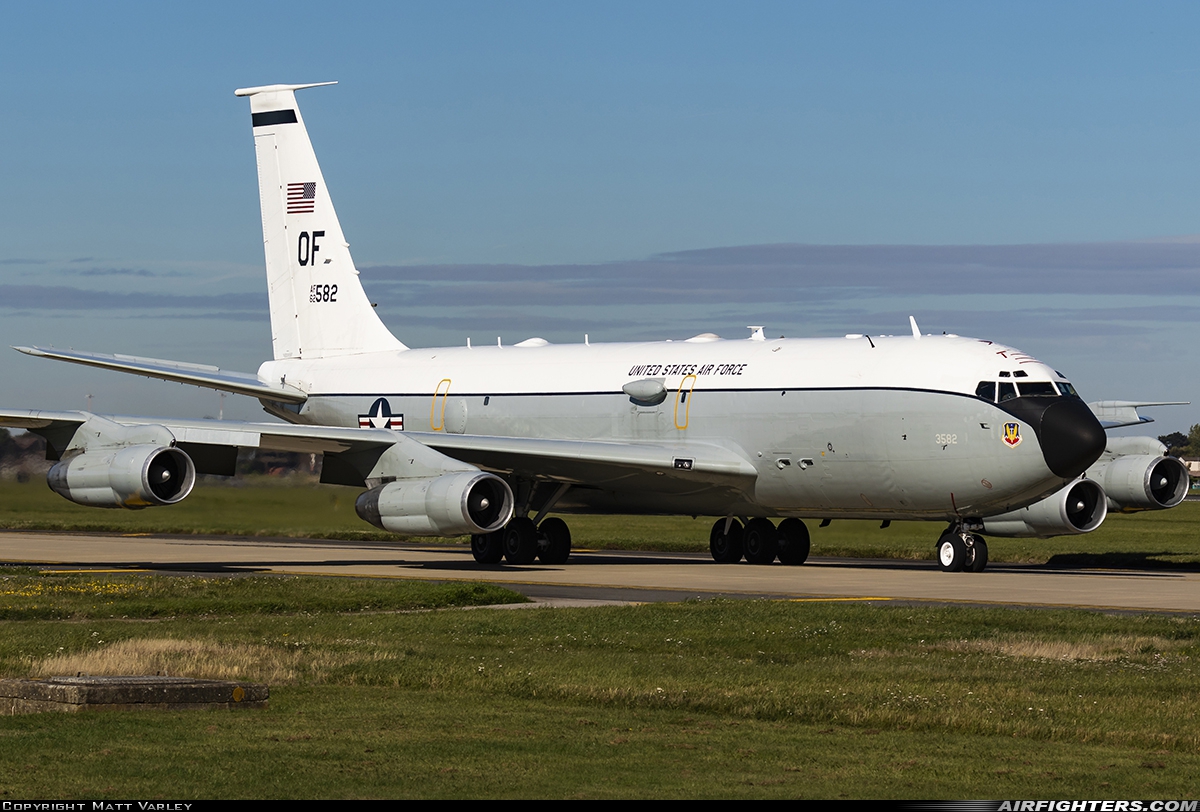 USA - Air Force Boeing WC-135C 62-3582 at Mildenhall (MHZ / GXH / EGUN), UK