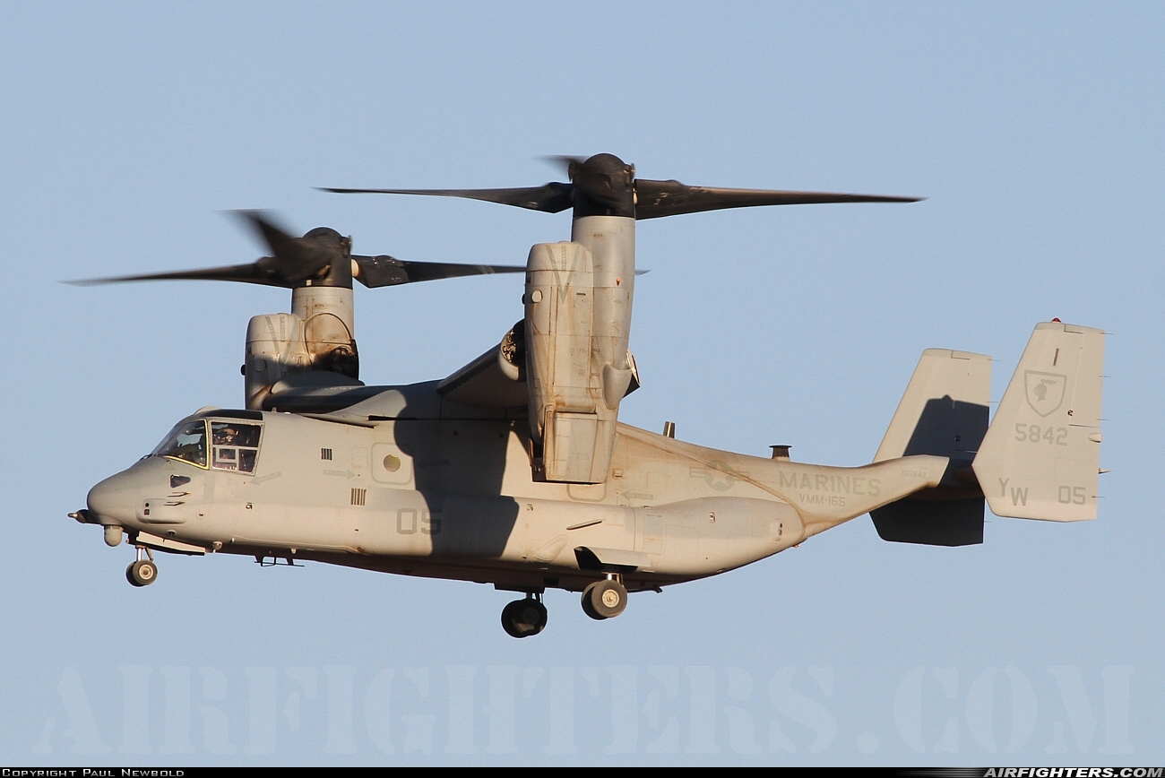 USA - Marines Bell / Boeing MV-22B Osprey 165842 at Imperial (El Centro) - Imperial County (Imperial Valley) (IPL / KIPL), USA