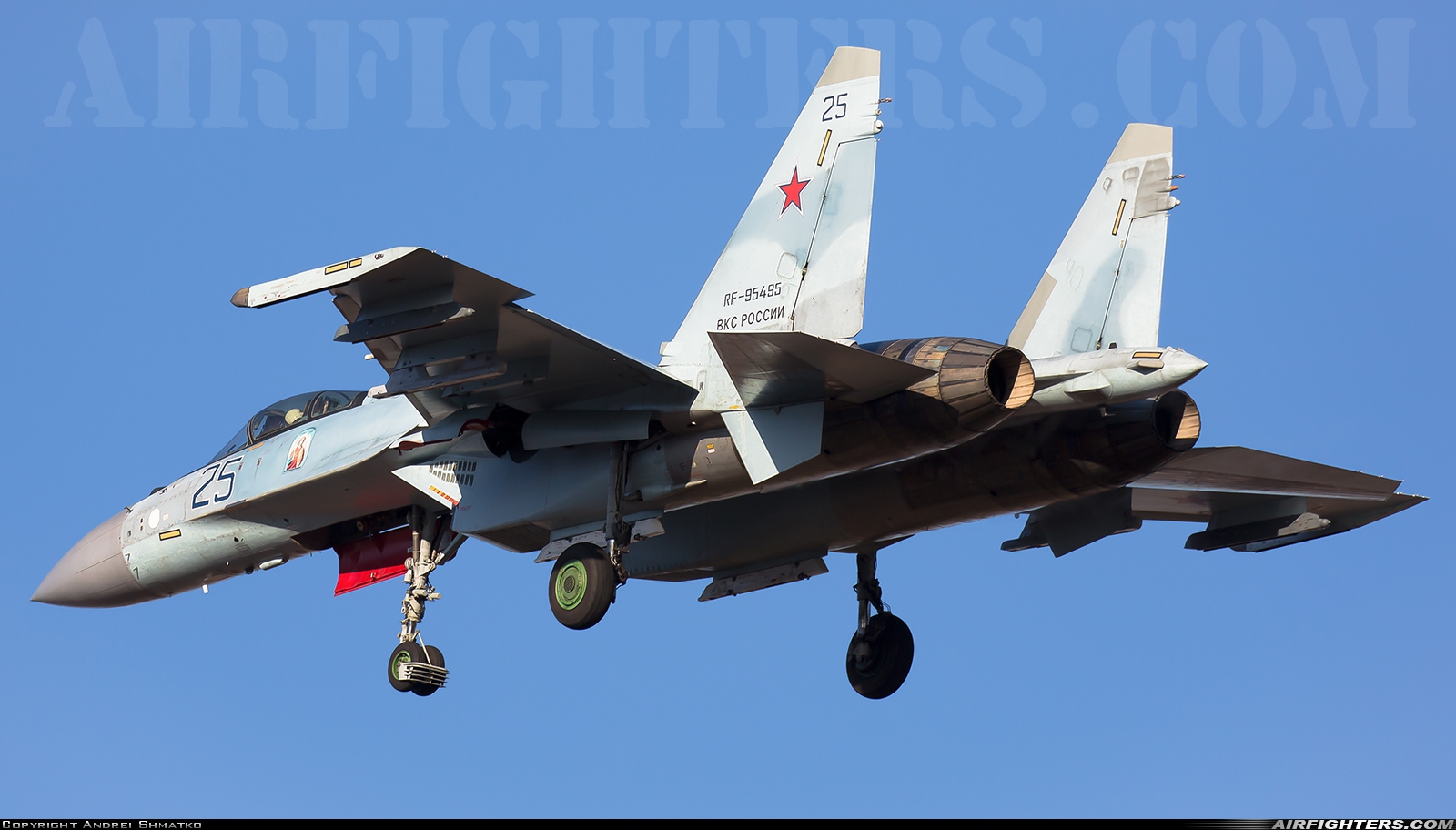 Russia - Air Force Sukhoi Su-35S RF-95495 at Withheld, Russia