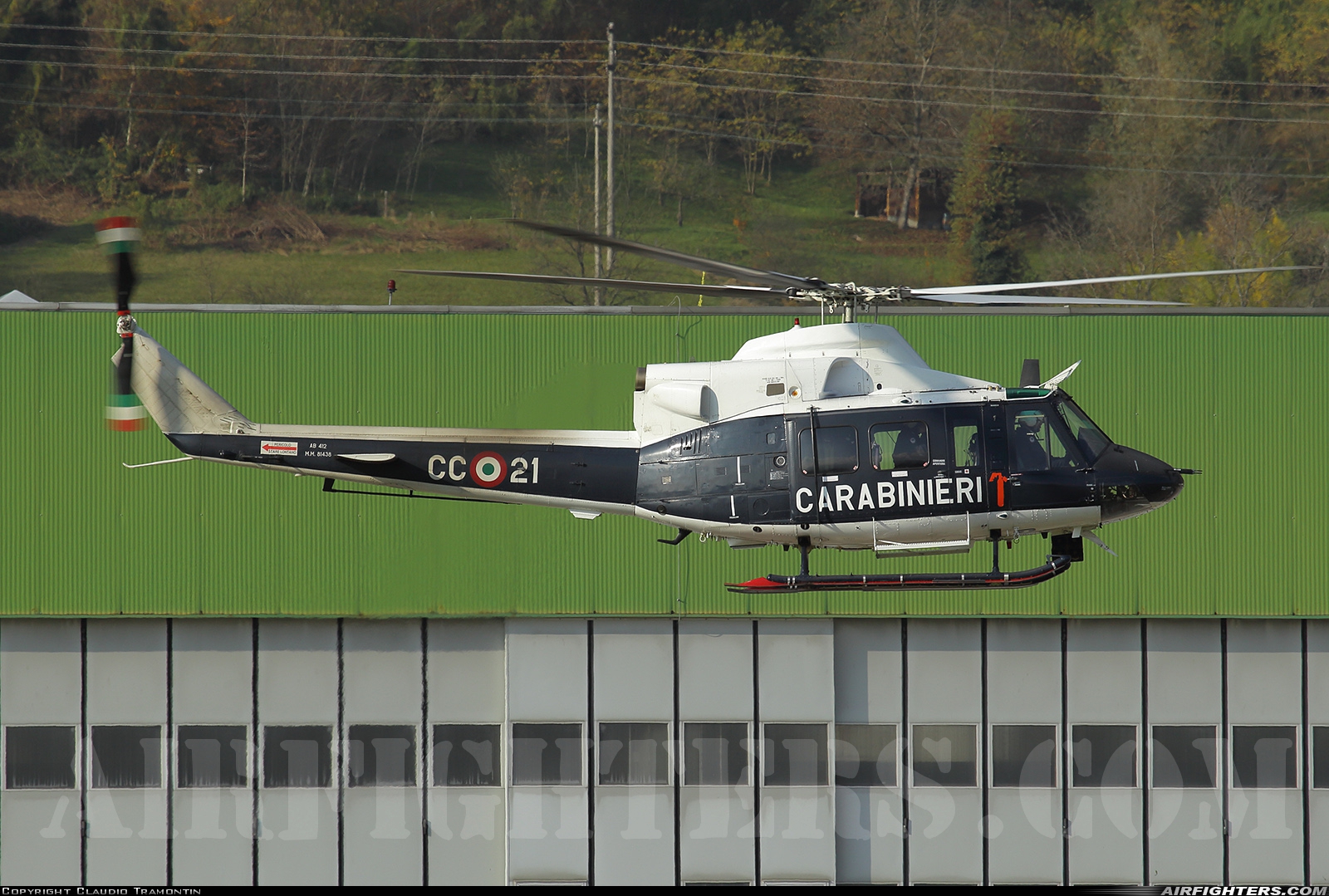Italy - Carabinieri Agusta-Bell AB-412SP Grifone MM81438 at Belluno (LIDB), Italy