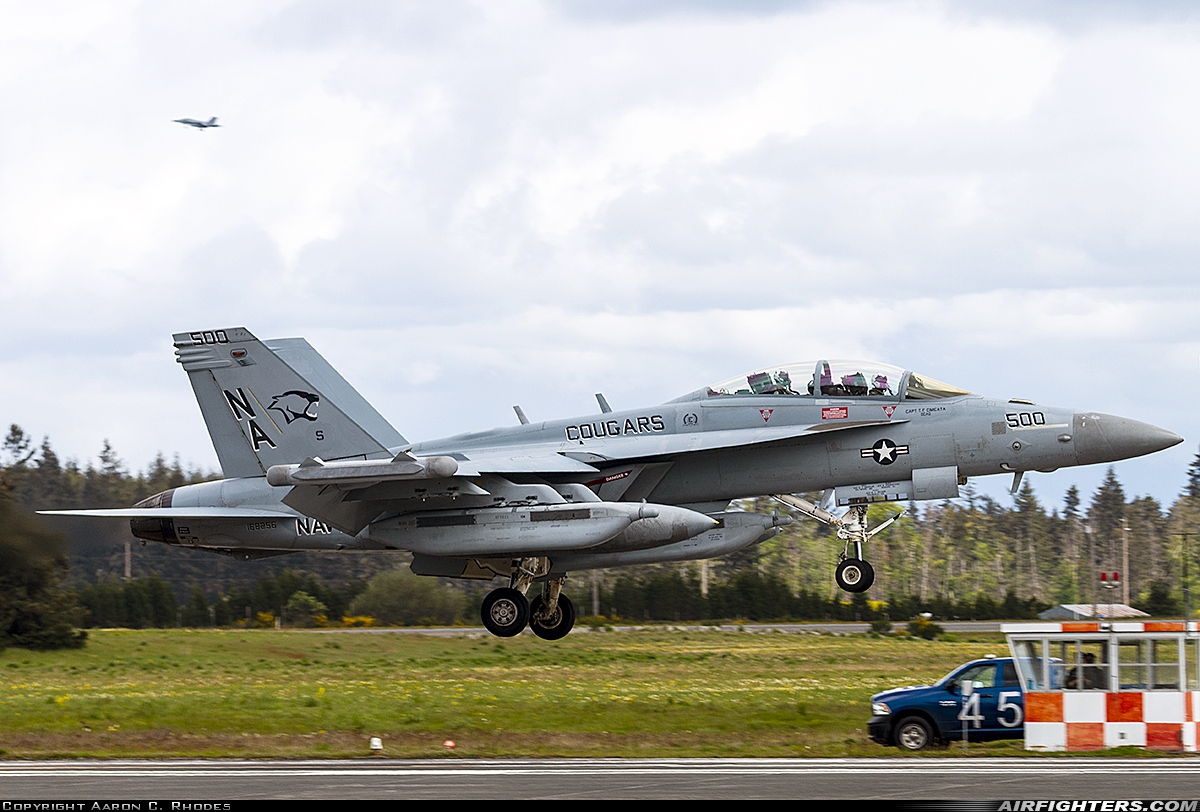USA - Navy Boeing EA-18G Growler 168256 at Coupeville - NOLF Coupeville (NRA / KNRA), USA