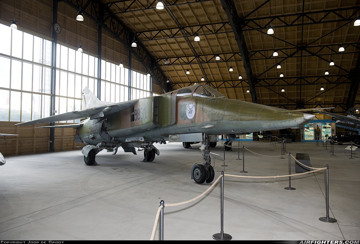 Czechoslovakia - Air Force Mikoyan-Gurevich MiG-23BN 9831 at Prague - Letnany (LKLT), Czech Republic