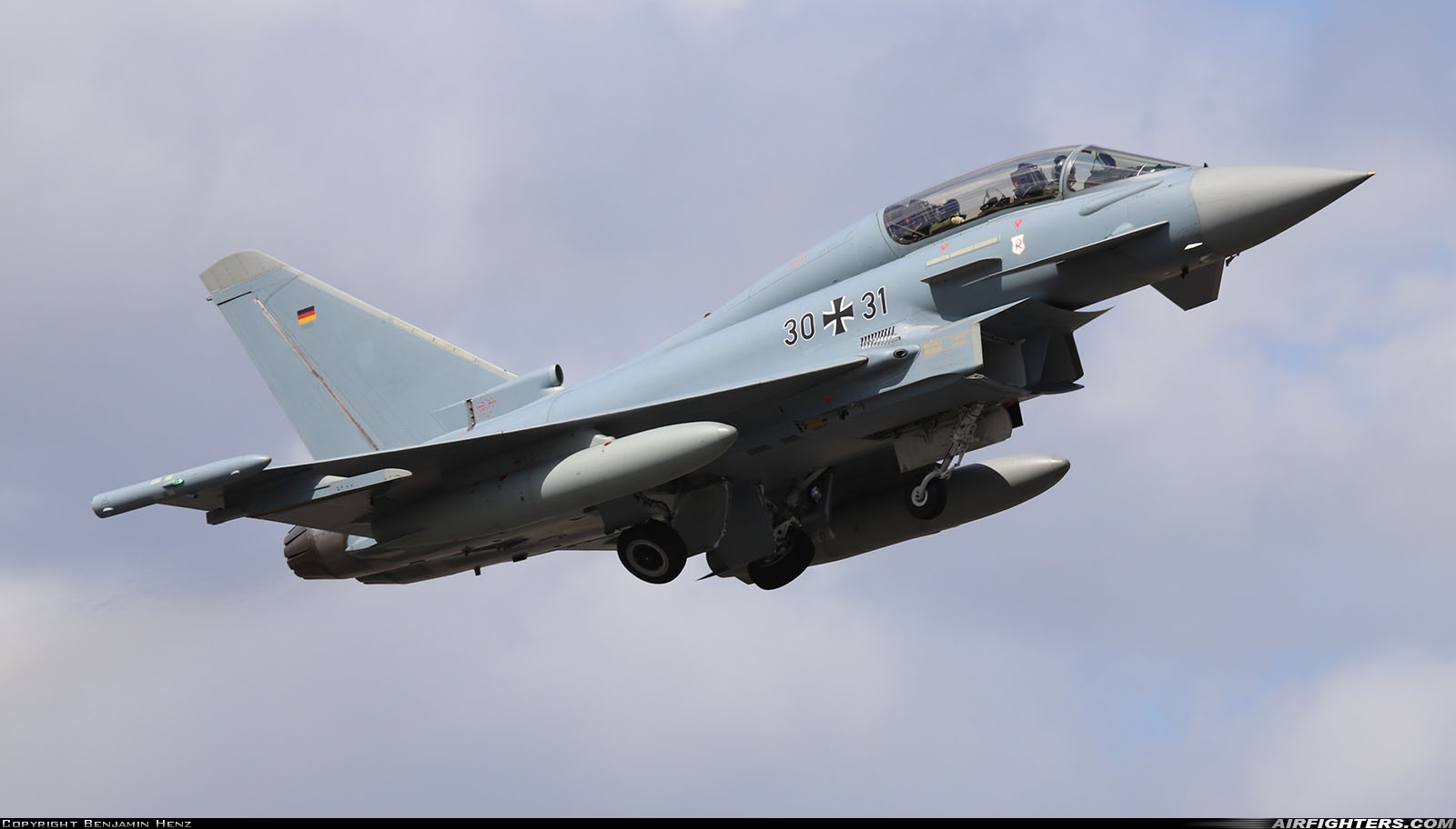 Germany - Air Force Eurofighter EF-2000 Typhoon T 30+31 at Wittmundhafen (Wittmund) (ETNT), Germany